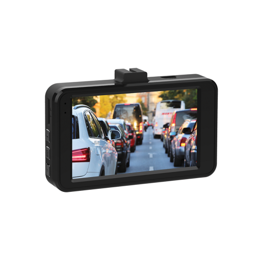 High-Definition Dash Camera with 3” LCD & Motion Detection