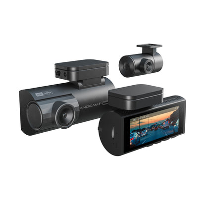 Nanocam Plus 4K UHD Front & FHD Rear Dash Camera with 3.2” IPS Screen