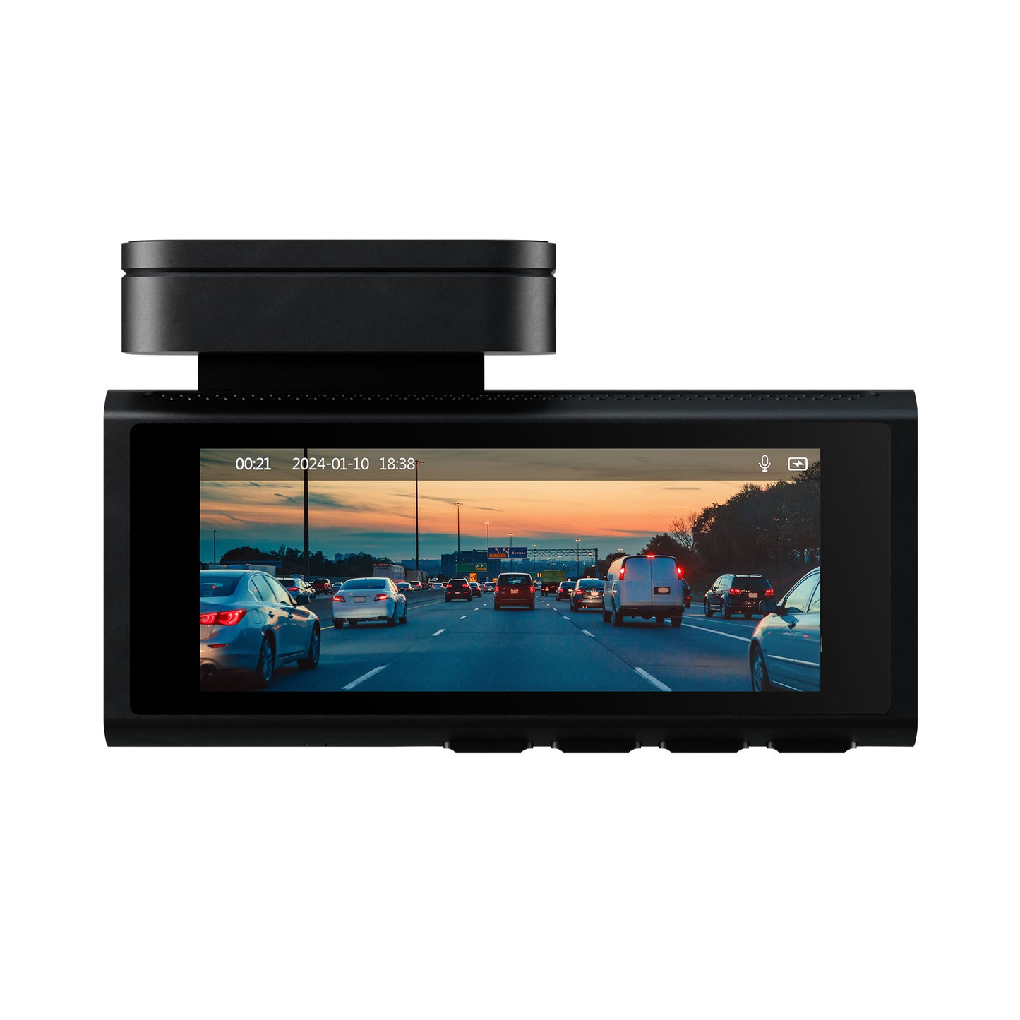 Nanocam Plus 4K UHD Front & FHD Rear Dash Camera with 3.2” IPS Screen